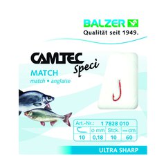 Balzer Camtec Matchhaken 60cm Gr.18 0,12mm