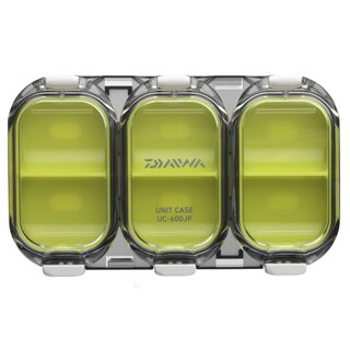 Daiwa Box WP Kleinteilebox Wasserdicht mit Magnetfolie 6 Fcher Flach Green smoke