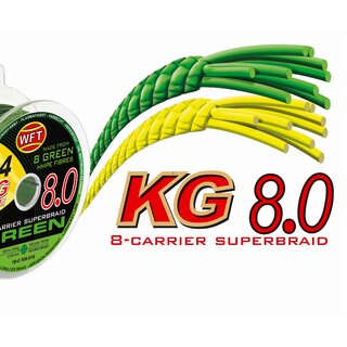 WFT KG 8.0 green Superbraid 10m 0,06mm/6Kg