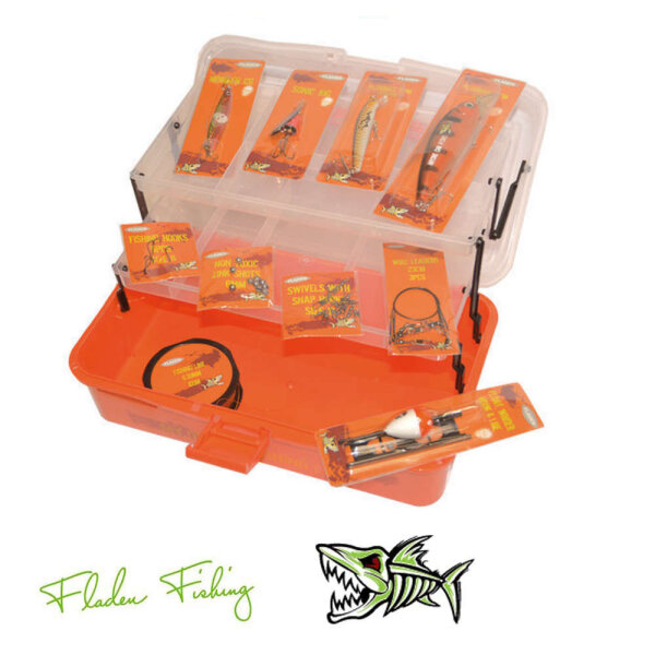 Fladen Predator Box orange 35 teilig