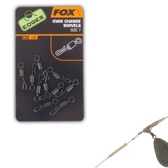 Fox Edges Kwik Change Swivels Size 7 x 10 CAC485