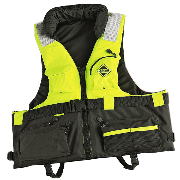Fladen Schwimmweste 833  EN 393 gelb Gr.XXL 90Kg ++