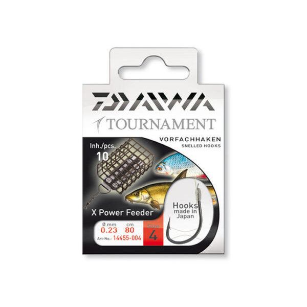 Daiwa Tournament X-Power Feederhaken gebunden Größe 6