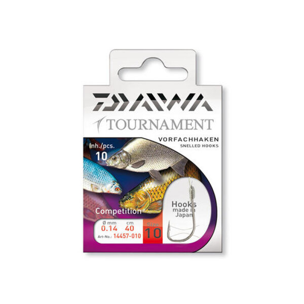 Daiwa Tournament Matchhaken gebunden Größe 14