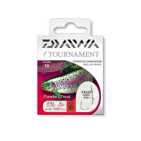 Daiwa Tournament Forellenhaken gebunden 120cm Größe 10