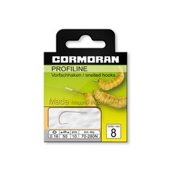 Cormoran Profiline Madenhaken gebunden Gre 16 0,12mm