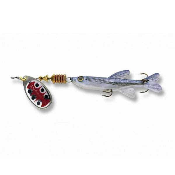 Mepps Aglia TW mit Fisch Silber Größe 4