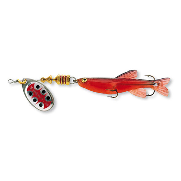 Mepps Aglia TW mit Fisch Rot Größe 2