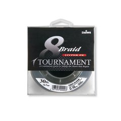 10m 0,26mm/24,0 kg Daiwa Tournament 8 Braid Dunkelgrn