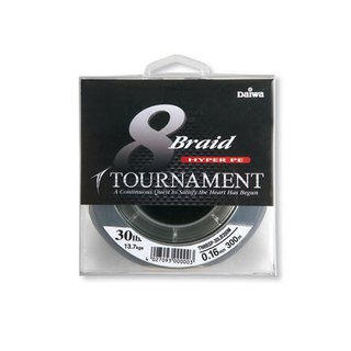 10m 0,45mm/45,0 kg Daiwa Tournament 8 Braid Dunkelgrn