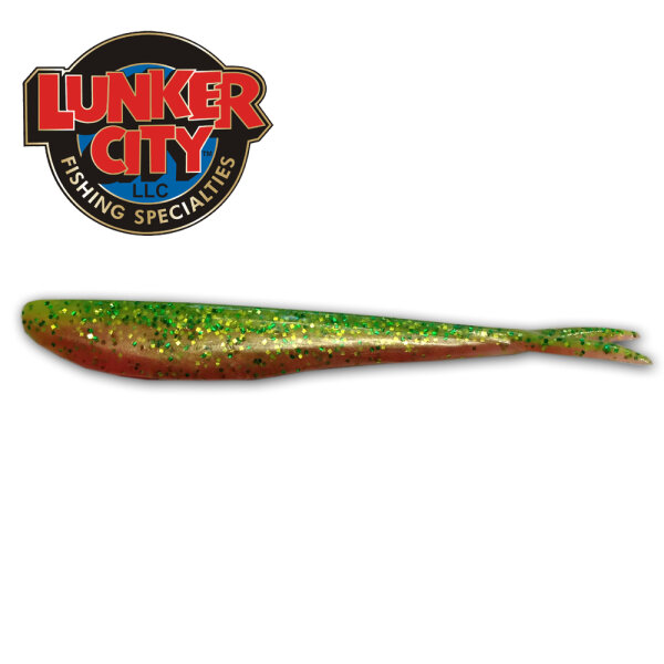 Lunker City 4" Fin S Fish Electric Watermelon
