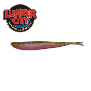 Lunker City 4 Fin S Fish Watermelon Candy Shad
