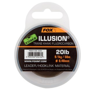 Fox Edges Illusion Trans Khaki Fluorocarbon 20lb / 9,1Kg