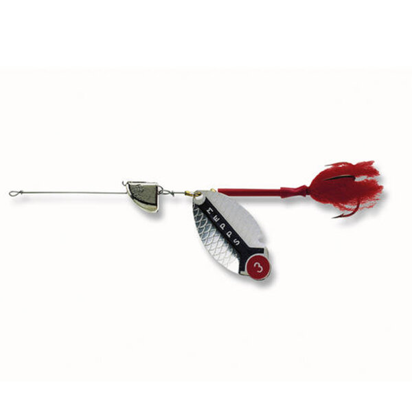 Mepps Lusox mit Puschel Silber Gr.3