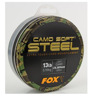 Fox Edges Soft Steel light Camo 1000m 13lb / 0,309mm 5,9Kg