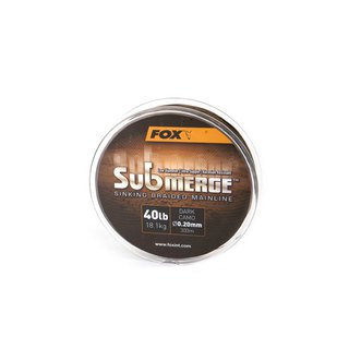 Fox Submerge sinking Braid 300m 25lb / 0,16mm 11,3Kg