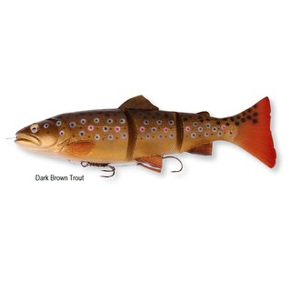 Savage Gear 3D Line Thru Trout 20cm 93g SS Dark Brown Trout