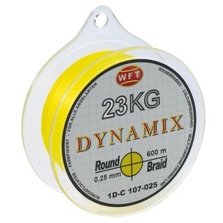 WFT Round Dynamix Gelb 150m 0,08mm/7,0kg