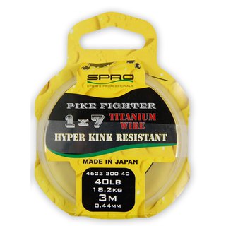 Spro Pike Fighter 1x7 Titanium Wire 60 lbs 0,56mm