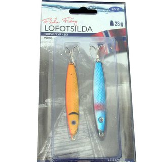 Fladen Lofotsilda 2er Set Gelb/Blau