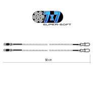 Jenzi Powerflex 7x7 Super Soft Stahlvorfach mit Wirbel...