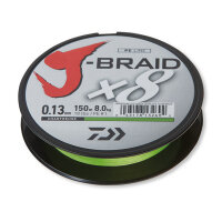 10m 0,51mm 56,0kg Chartreuse Daiwa J-Braid X8
