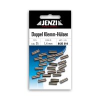 Jenzi Quetsch Doppel Klemmhülsen 1,4mm ca. 25stk.