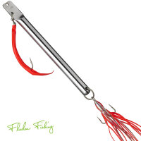 Fladen Fishing Skreipilken Pilker mit Makk silver 400g