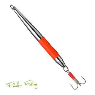 Fladen Pilker Modell Haken Deluxe Silber/Rot 40g