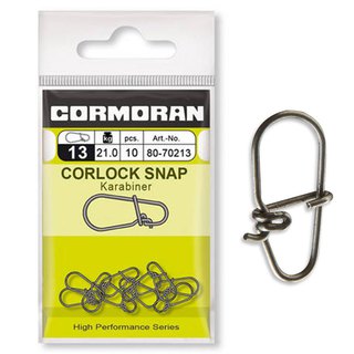 Cormoran Corlock Snap Karabiner Gr.15 30,0kg