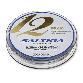 Daiwa Saltiga 12 Braid 0,14mm 12,2kg 600m Multicolor