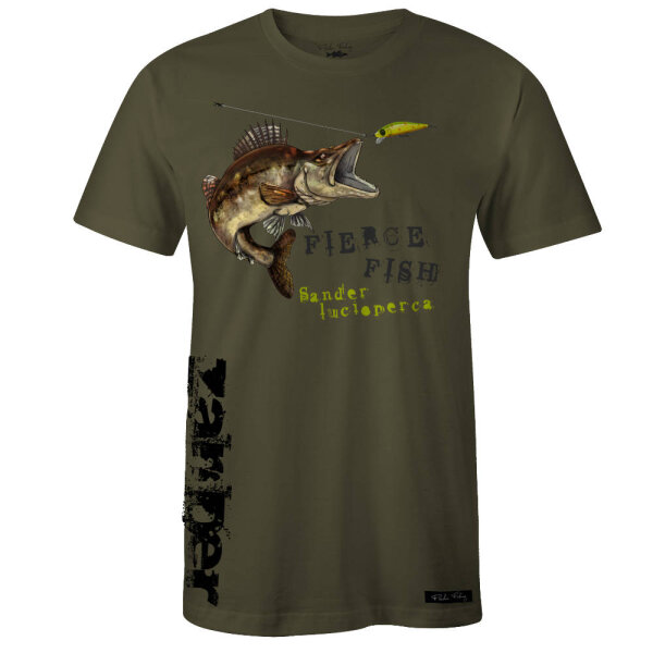 VF Maxximus T-Shirt Hungry Zander Green Gr. L