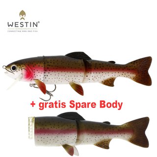 Westin Tommy The Trout 25cm + gratis Spare Body Rainbow Trout