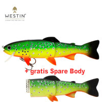 Westin Tommy The Trout 25cm + gratis Spare Body Crazy...