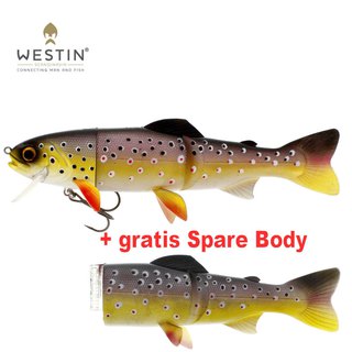 Westin Tommy The Trout 25cm + gratis Spare Body Brook Trout