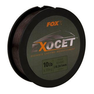 Fox Exocet Mono Trans Khaki 1000m 0,261mm 10lbs/4,55kg
