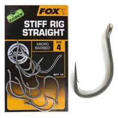 Fox Edges Armapoint Stiff Rig Straight Hook Gr.4