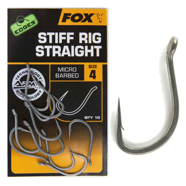 Fox Edges Armapoint Stiff Rig Straight Hook Gr.5
