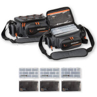 Savage Gear System Box Bag Gr.S 15x36x23cm inkl. 3 Boxen...