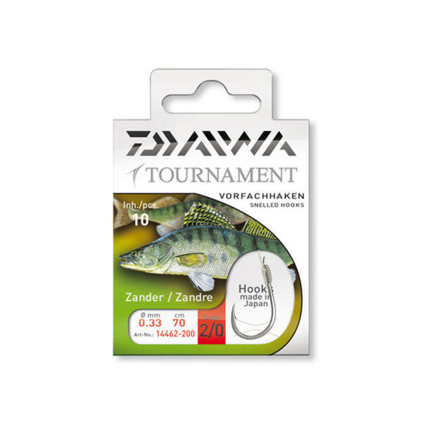 Daiwa Tournament Zanderhaken gebunden Gr.1