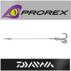 Daiwa Prorex 7x7 Wire Leader Assist Hook Gr.4 7cm 9,5kg