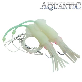 Aquantic Squid Jig Pilk Rig Fluo 15cm Gr.6/0