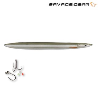Savage Gear 3D Line Thru Sandeel 110mm 15g Sandeel Ghost