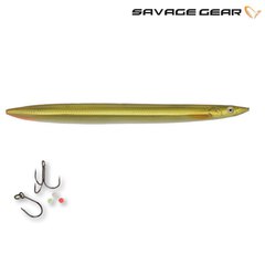 Savage Gear 3D Line Thru Sandeel 125mm 19g Motor Oil UV