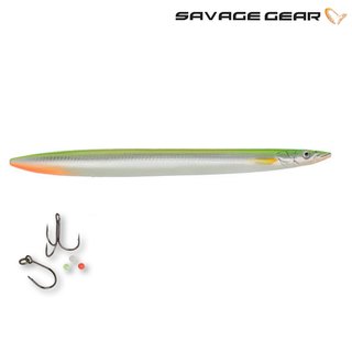 Savage Gear 3D Line Thru Sandeel 125mm 19g YG Silver