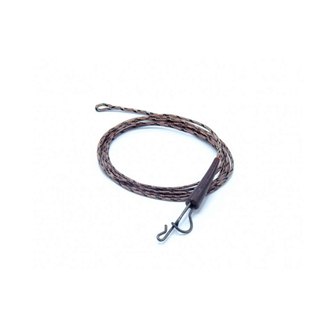 Poseidon Lead Core Leader with Full Metal Lead Clip brown