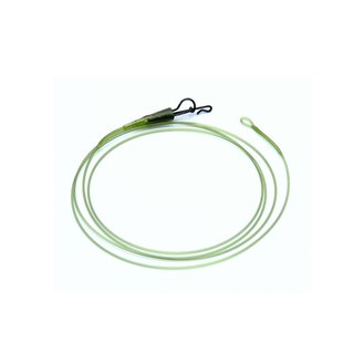Poseidon Flourocarbon Core Leader with Full Metal Lead Clip trans / green