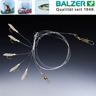 Balzer Edition Sea Heringssystem Gr.6 mit echter Fischhaut Luminous