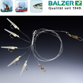 Balzer Edition Sea Hering Rig Gr.6 mit echter Fischhaut Luminous