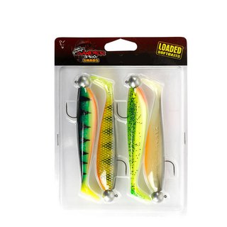 Fox Rage Zander Pro Shad 10cm / 10G Loaded fertig montiert 4 Farben